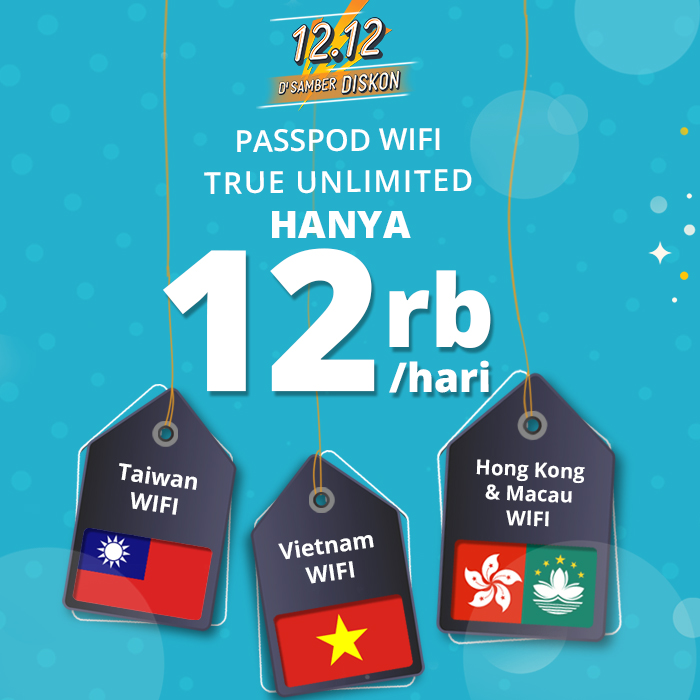 12.12 Diskon Passpod Wifi